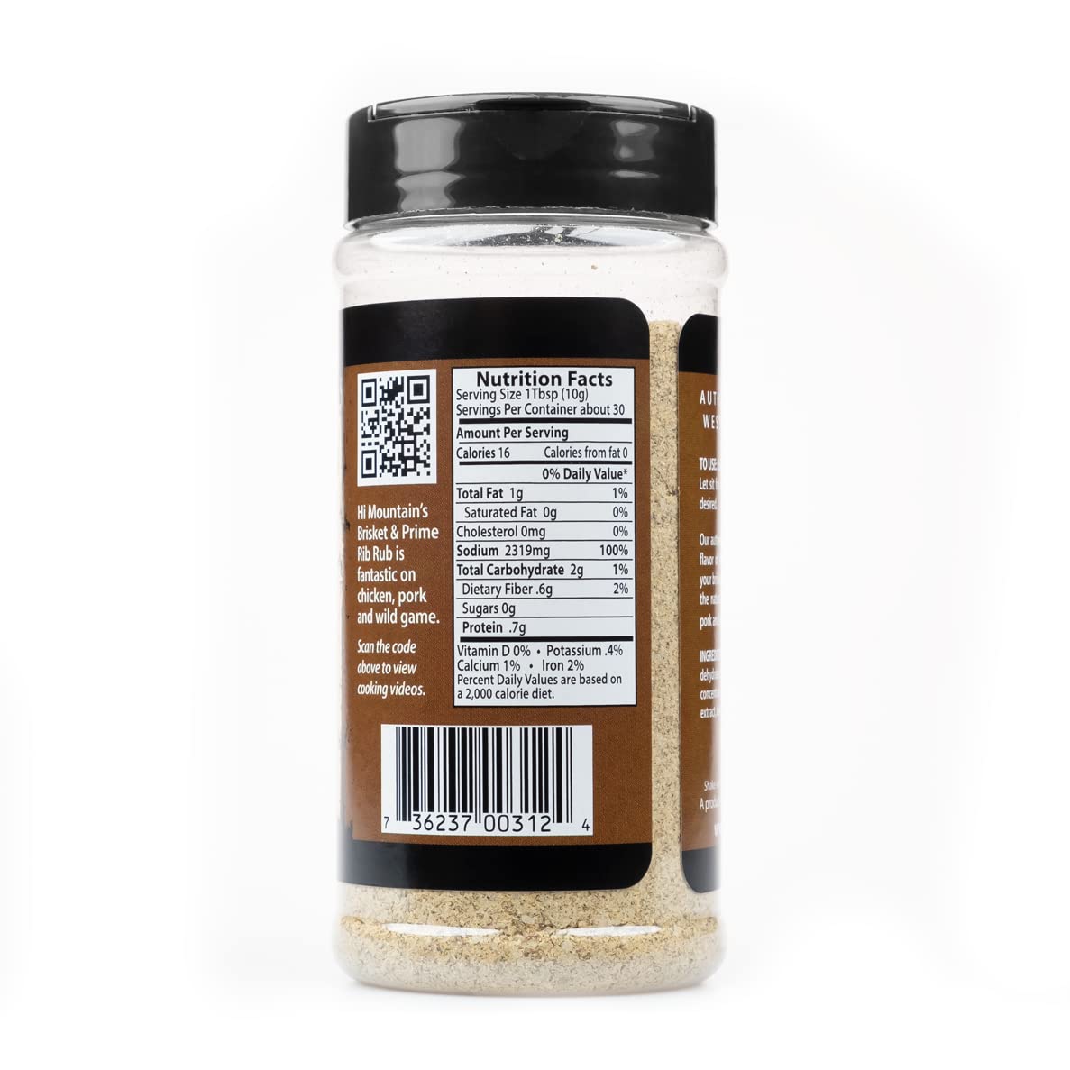 Hi Mountain Seasoning - Brisket & Prime Rib Rub