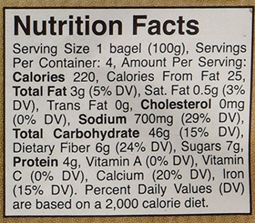Schar Gluten Free Plain Bagels, 14.1 Ounce