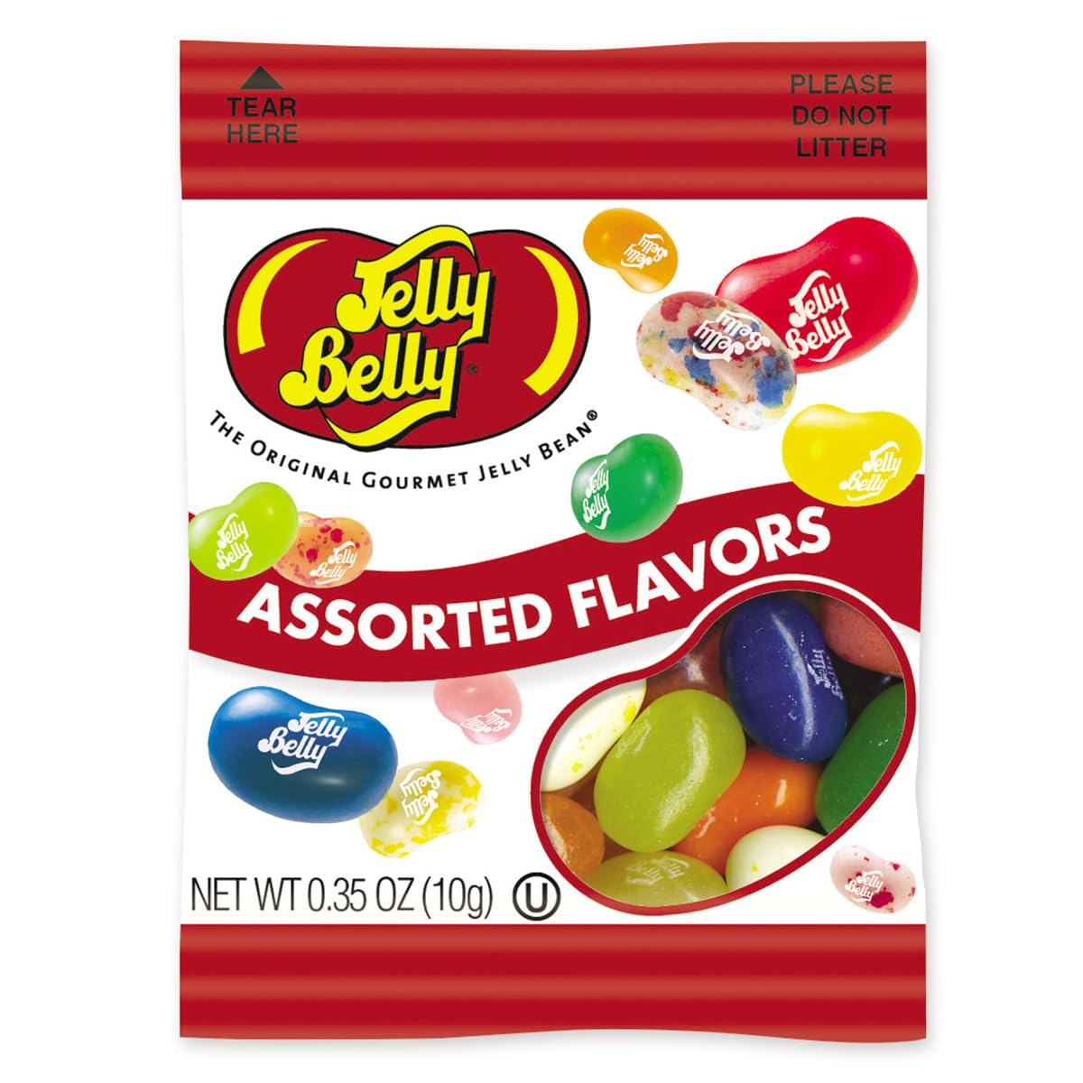 Jelly Belly Individual Packs | 160 PACK | Mini Bags of assorted Jelly Beans | 160 bags of 0.35oz | Assorted Flavors