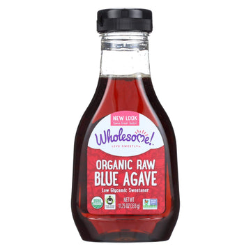 Wholesomes Sweeteners - Organic Blue Agave Raw, 11.75 oz liquid
