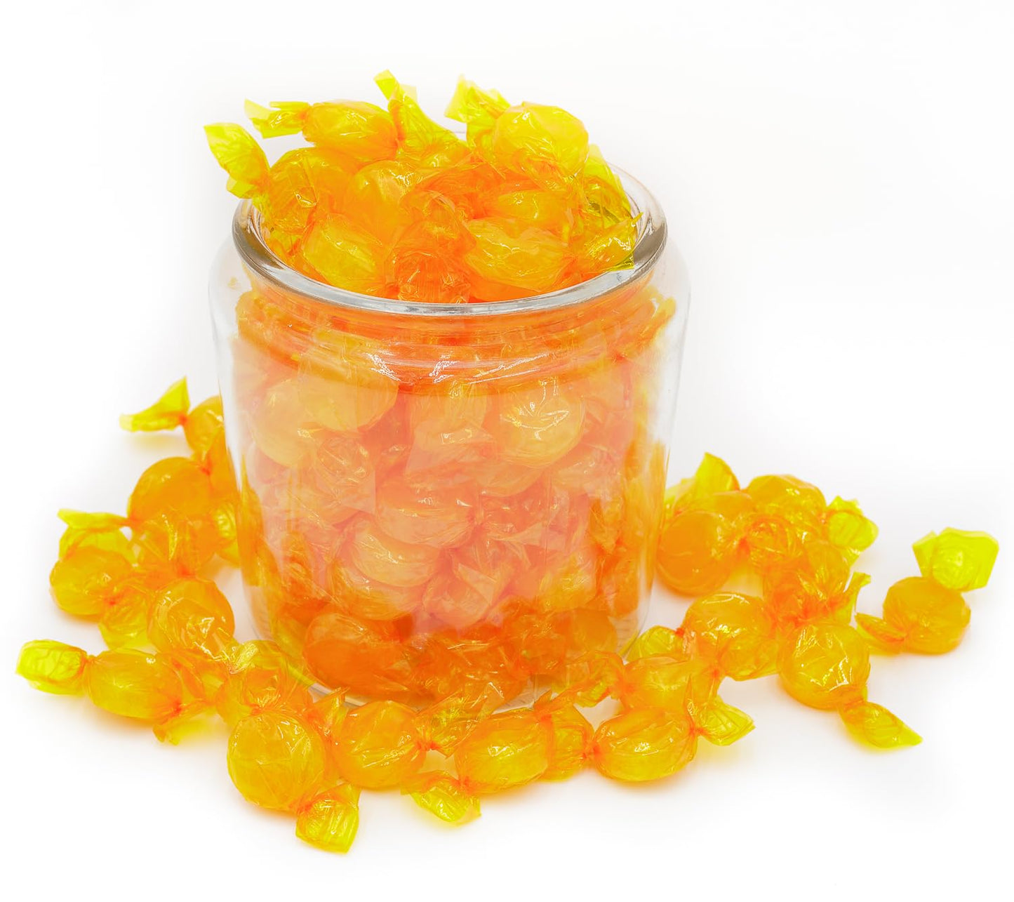 Butterscotch Hard Candy 5 Lb - Bulk Bag, Individually Wrapped, Sweet Gourmet Candies, Butterscotch Discs, Old Fashioned