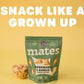 34 Degrees Mates Rosemary Garlic Cheese Crisps - Light & Crispy Gouda Cheese Crackers | Gluten-Free, Low Calorie, Healthy Snack