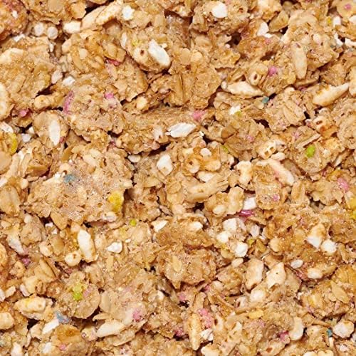 Safe + Fair Birthday Cake Granola – Gluten-Free, Vegan & Plant-Based Snack With Natural Sprinkles – 0G Trans Fat, Non-Gmo, Kosher, Allergen-Free, Whole Grain - 12Oz, 6 Pack