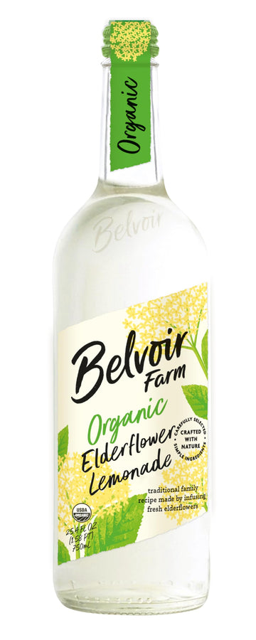 Belvoir Organic Elderflower Lemonade, 25.4 Fl Oz | Organic and Refreshing Elderflower Lemonade | Made with Natural Ingredients |