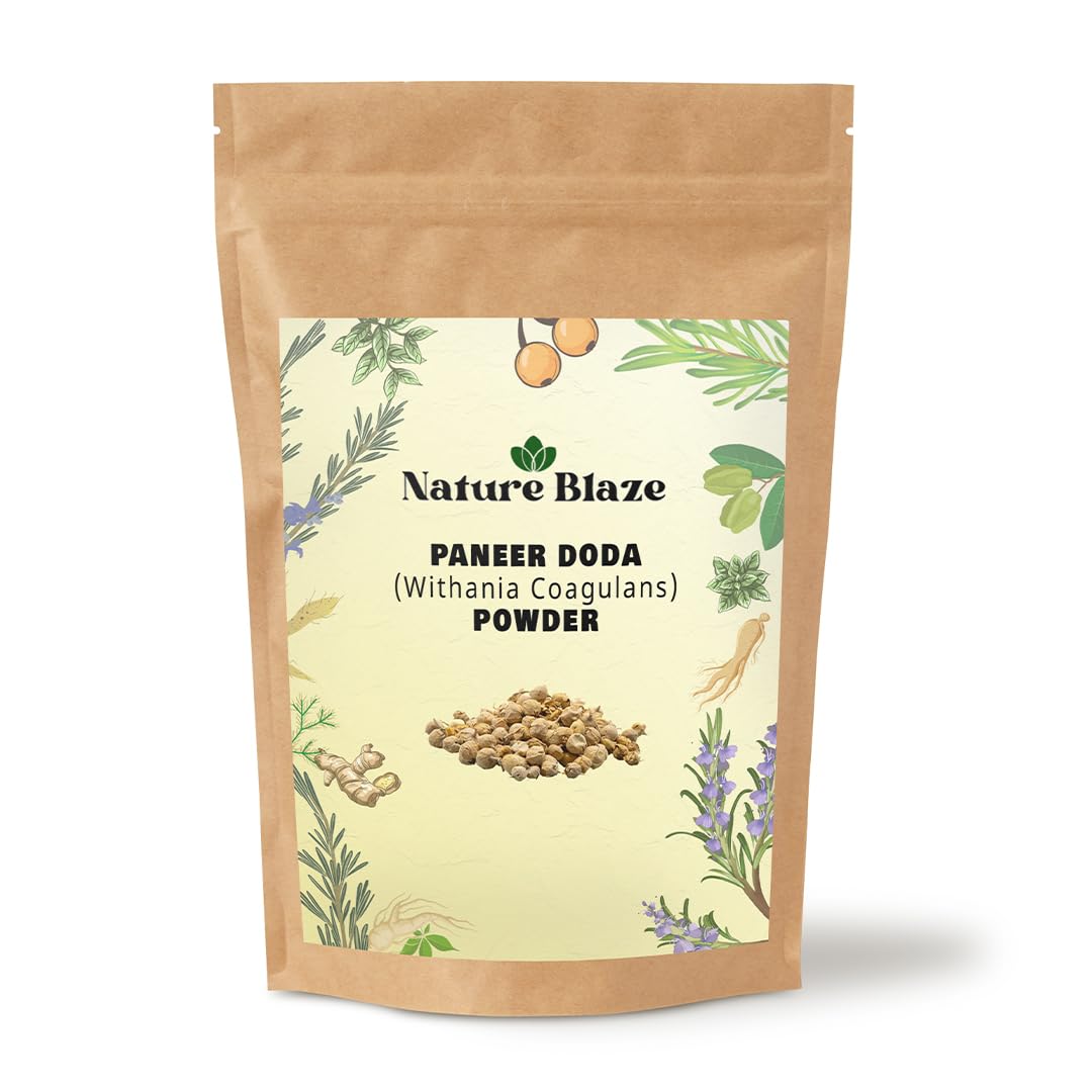 Organic Herbs Paneer Doda Powder Paneer ka Phool (Brown Pouch 3.5 Ounce 100GM)