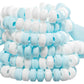 4YoreElves Shark Candy Bracelets, Bulk Pack of 50, Individually Wrapped, 12.9 x 12.6 x 17.5 cm, Cool Blue, Party F