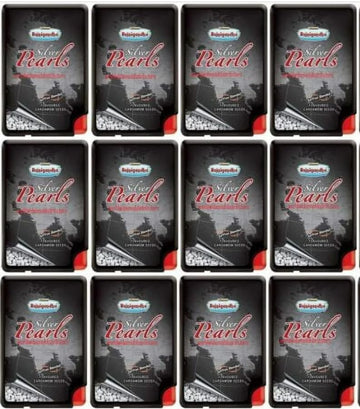 TAM Creatio RG Silver Pearls Mouth Freshener, Premium Quality, Pack of 12