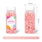 Light Pink Sprinkles For Cake Decorating, Edible Pearl Sprinkles For Cupcake Toppers Baking Decorations Cookie Decorating Lover
