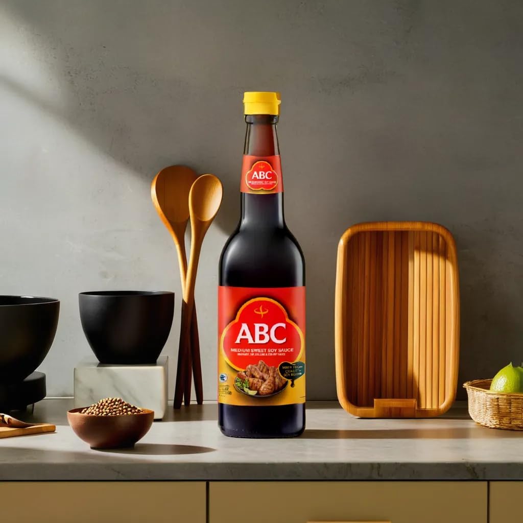ABC Indonesian Sweet Soy Sauce, 20.9 Fl Oz, Pack of 1