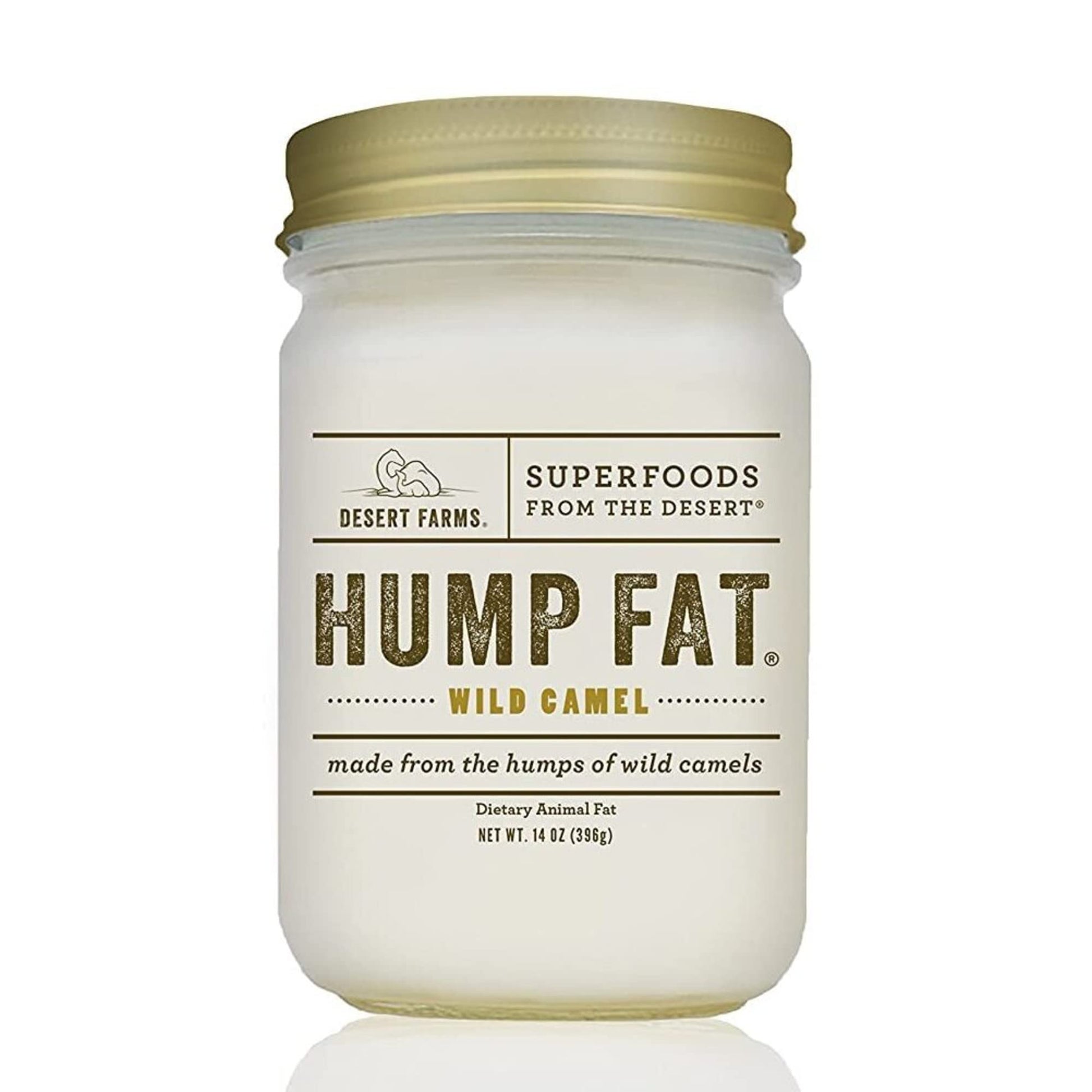 Desert Farms Organic Camel Hump Fat - Halal, Paleo, Keto - 14 oz - Gluten-Free, High Smoke Point