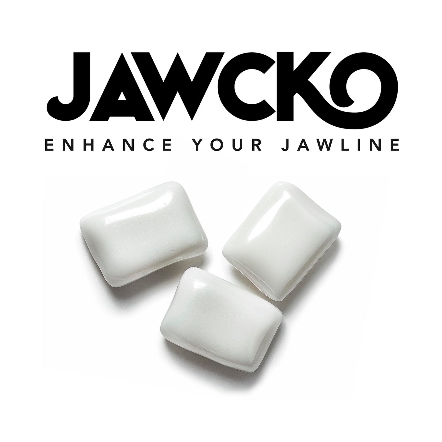 Jawcko Ultra-Tough Jawline Chewing Gum | Get A Stronger, Squarer Jawline | Watermelon Jaw Training Hard Gum | 15X Strength | Chisel, Sculpt, Tone Your Jaw | Facial Fitness Mewing Gum | 40 Pieces/Pack