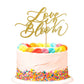 SWEETTALA Love in Bloom Cake Topper Gold Glitter for Wedding Engagement Bridal Shower, Model SWEETTALA-631