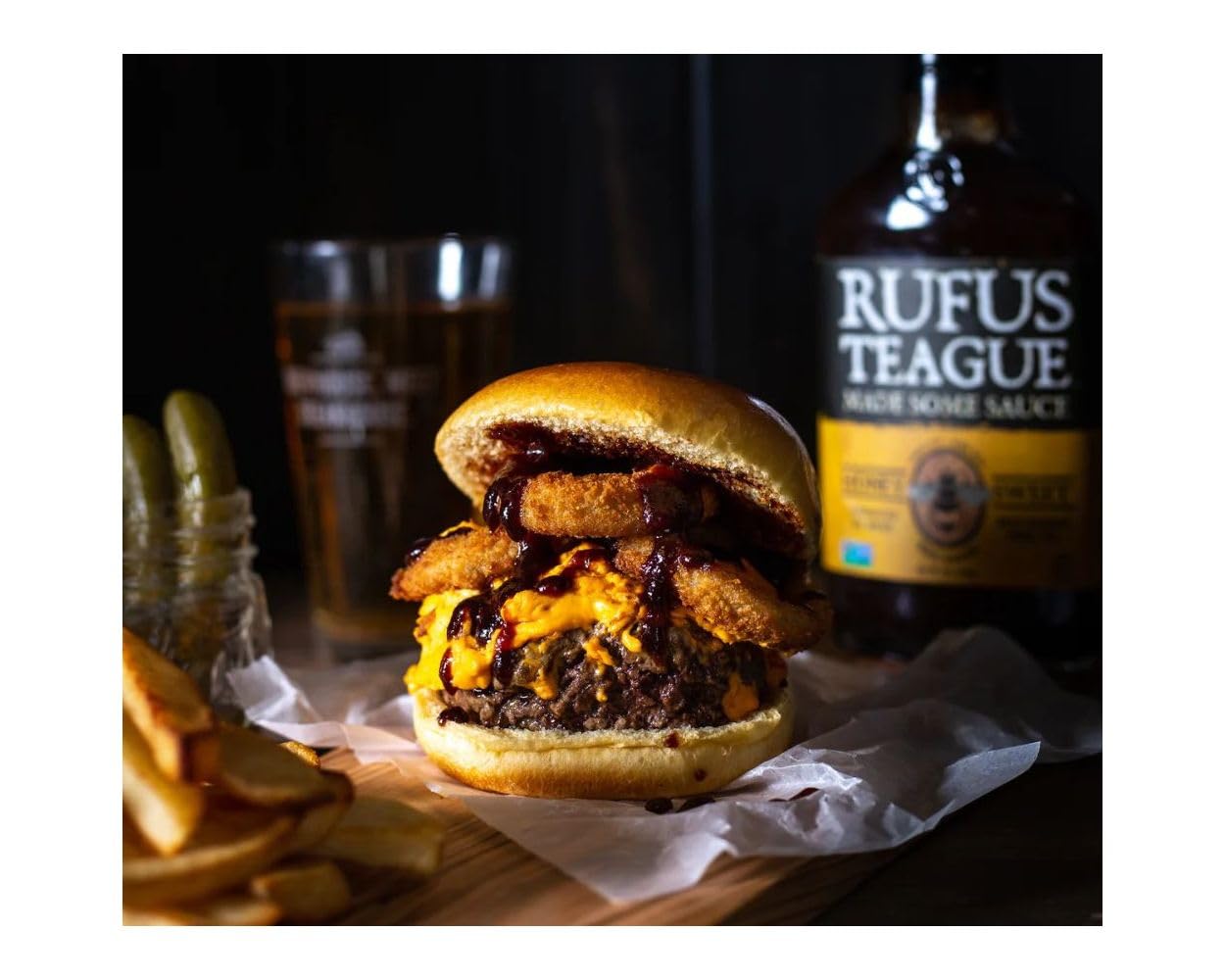 Rufus Teague Honey Sweet Bbq Sauce, 16 Oz(454G)