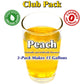 Gramzero Peach Zero Calorie Sugar Free Drink Mix, Great For Nutrition Club Loaded Teas, Stevia Sweetened