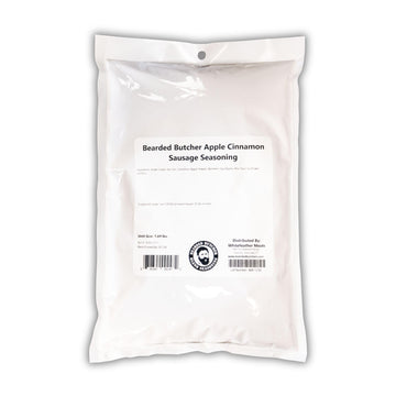 Bearded Butchers Apple Cinnamon Seasoning 27oz - For Up to 25 lbs of Meat - Perfect for Breakfast Sausage, Bratwurst & More - Sw