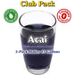 Gramzero Acai Zero Calorie Sugar Free Drink Mix, Great For Nutrition Club Loaded Tea, Stevia Sweetened