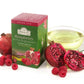 Ahmad Tea Raspberry & Pomegranate Green Tea with Fruit Pieces, 20 Count, Model 1242