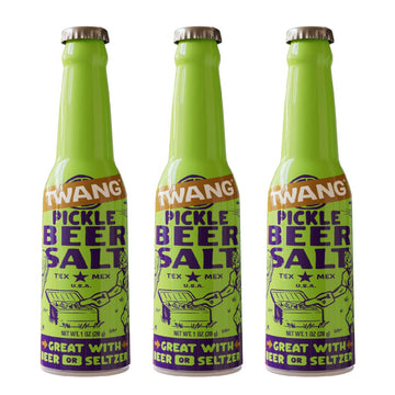 Twang Flavored Beer Salt, Pickle, 1-Ounce Bottles, 3-Pack