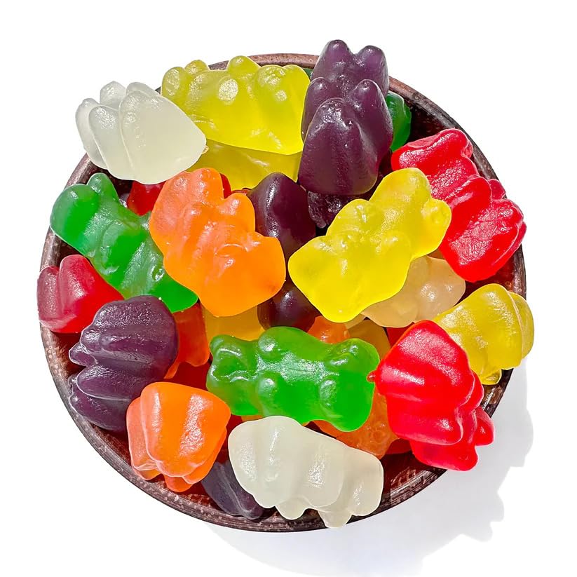 Ny Spice Shop Assorted Sugar Free Gummy Bears Bulk - 8 Ounce Gummies Bears Candy - Gummies Fruit Snacks - Chewy Candy - Flavor Gummy Candies - Gummi Bears Gift For All Occasions