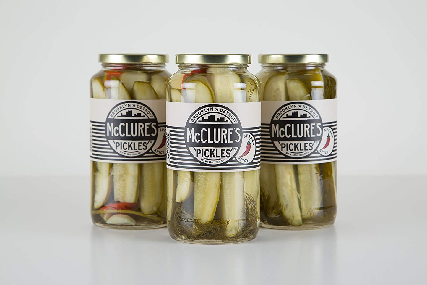 Mcclure'S Spicy Pickles Spears, 32 Oz