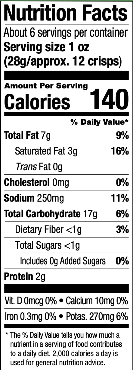 The Good Crisp Company, Spicy Jalapeno, Gluten Free Potato Chips (5.6 Ounce Canisters, Pack of 8), Non-GMO, Allergen Friendly, P