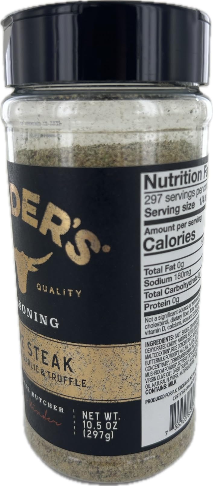 Kinder'S Prime Steak With Black Garlic & Truffle Seasoning (10.5 Ounce)
