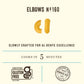 spirit-inspired flavormo Gluten Free Elbows Pasta N.160 - Brown Rice & Corn, 12 Ounce (Pack of 1)