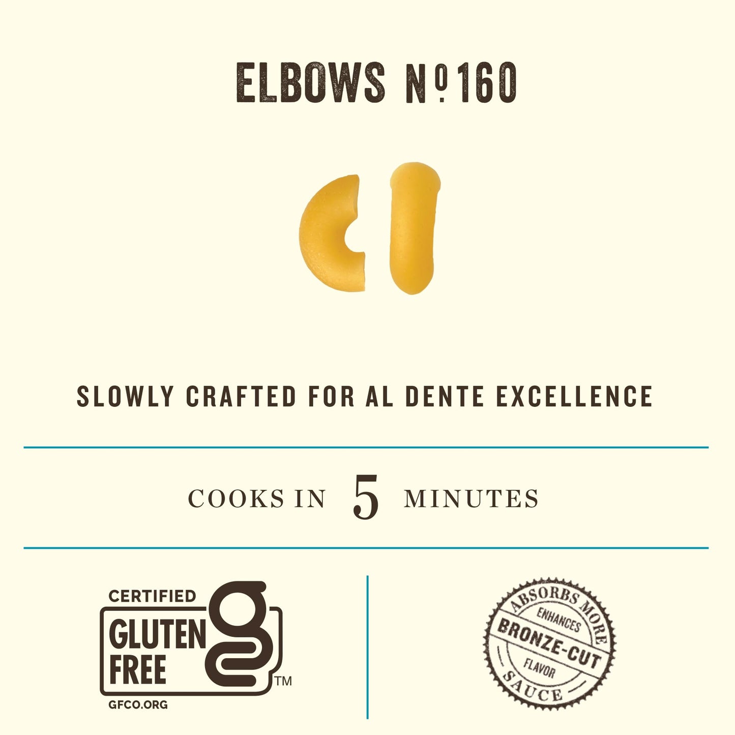 spirit-inspired flavormo Gluten Free Elbows Pasta N.160 - Brown Rice & Corn, 12 Ounce (Pack of 1)