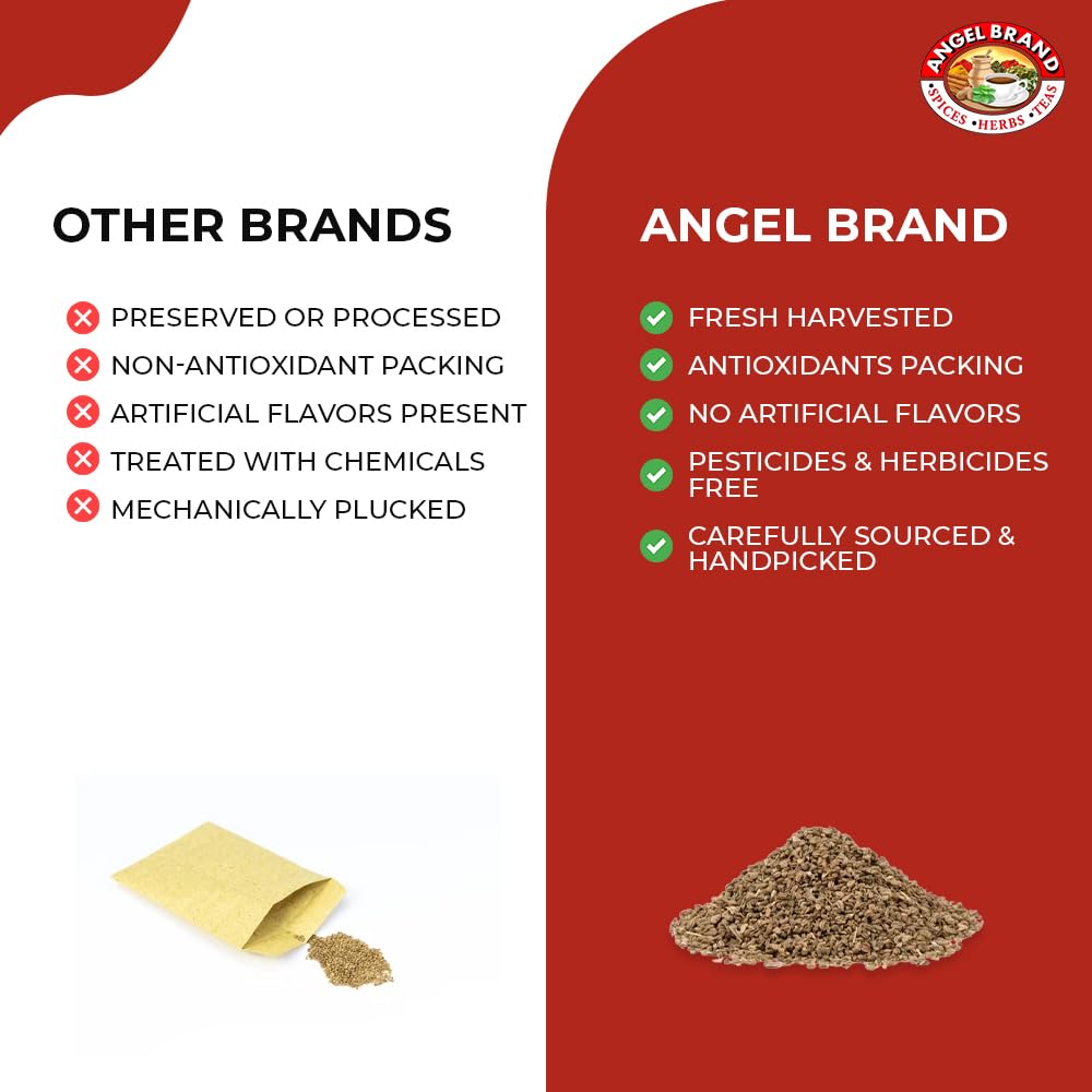 Angel Brand Celery Seeds - Premium Whole Celery Seed Spice For Cooking, Pickling, And Seasoning - Enhance Flavors Of Soups, Sala