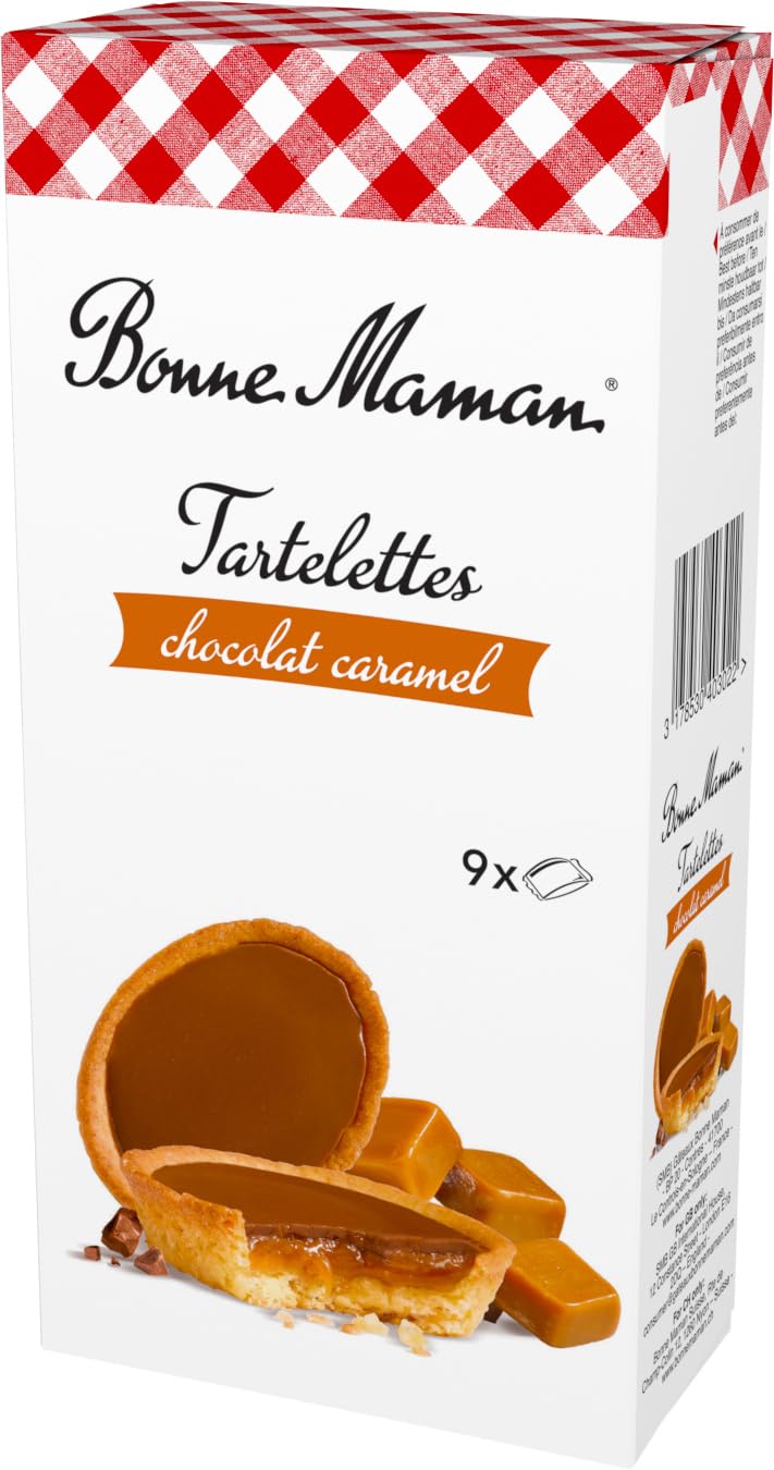 Bonne Maman Chocolate Caramel Tartlet, 135 Gr