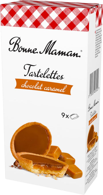 Bonne Maman Chocolate Caramel Tartlet, 135 Gr