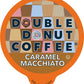 Double Donut Flavored Coffee Pods, Caramel Macchiato Coffee, Caramel Coffee For Keurig K Cups Machines, Medium Roast Coffee In R