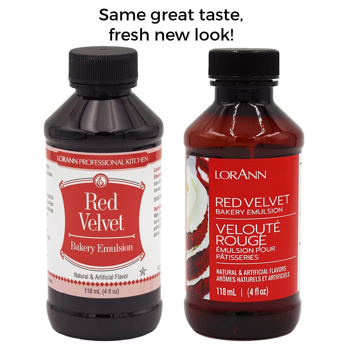 Lorann Red Velvet Bakery Emulsion, 4 Ounce Bottle - 3 Pack
