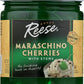 Reese Green Maraschino With Stem, 10-Ounce Jars (Pack Of 12)