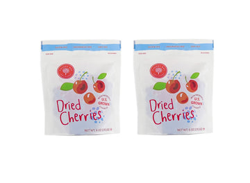 Cherry Bay Orchards - Dried Montmorency Tart Cherries - Pack of Two 6oz Bags (Total 12oz) - 100% Domestic, Natural, Kosher Certi