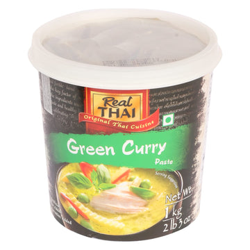 Real Thai Original Thai Cuisine Green Curry Paste, 35.27 Oz / 1 Kg