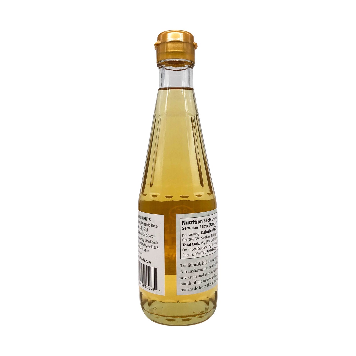 Eden Mirin Rice Cooking Wine, 10.1 Fl Oz, Ideal for Cooking and Seasoning, Pack of 1