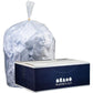 'Plasticplace 4 Gallon Trash Bags     6 Microns     Clear Garbage Can High Density Liners     17'''' X 18'''' (2000 Count)'' (W