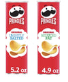 Pringles Potato Chips Flavor Pairing Variety Set 5.5oz - 2 cans (Lightly Salted & Reduced Fat)