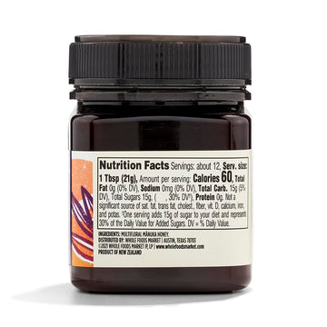 Whole Foods Market, Multifloral Manuka Honey, 8.8 Ounce