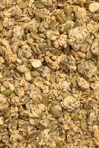 Struesli Granola Variety Pack, Organic Grain & Gluten Free Healthy Snacks, Keto & Paleo Friendly, Includes Original, Cacao + Coffee & Savory + Seed Flavors, Prebiotic Fiber, 3 Count, 9 Oz Each