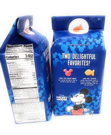 New Pepperidge Farm Goldfish Baked Special Edition Cheddar Mickey Mouse Net Wt 6.6 Oz (2)