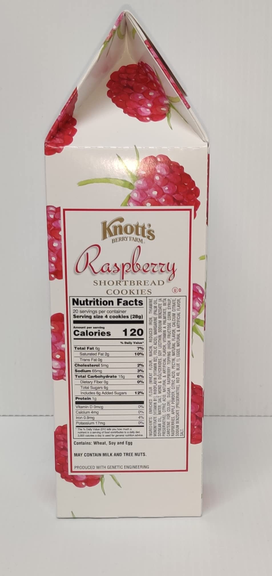 Knott'S Berry Farm Shortbread Cookies (Raspberry, 16 Oz)