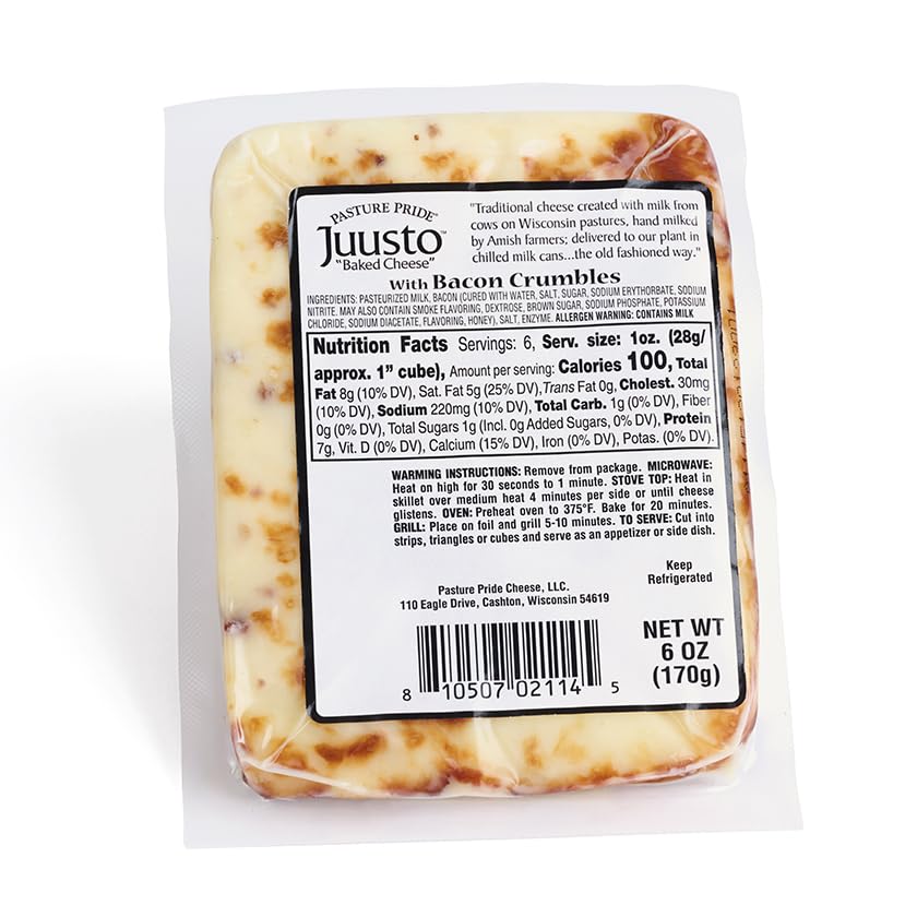 Juusto Variety Baked Bread Cheese-Juusto, Juusto Bacon & Juusto Italiano - 3 Pack