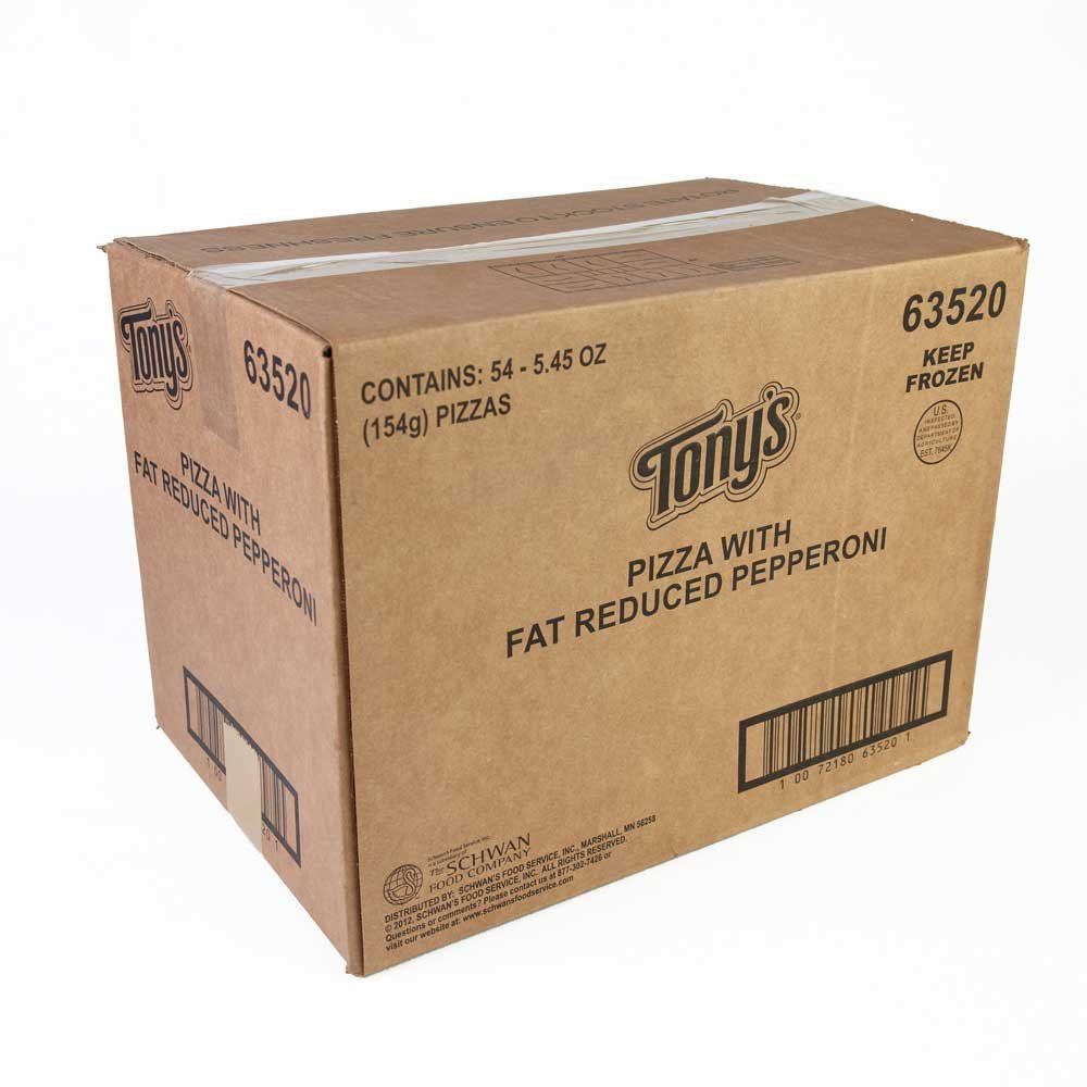 Schwans Tonys Pepperoni Par Baked Pizza, 5.45 Ounce -- 54 per case.
