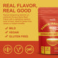 TALCUFON Korean Spicy Beef Ramen Seasoning Reduced Salt Gluten-Free Vegan Korean Noodle Soup Powder for Ramen 10.58 Oz