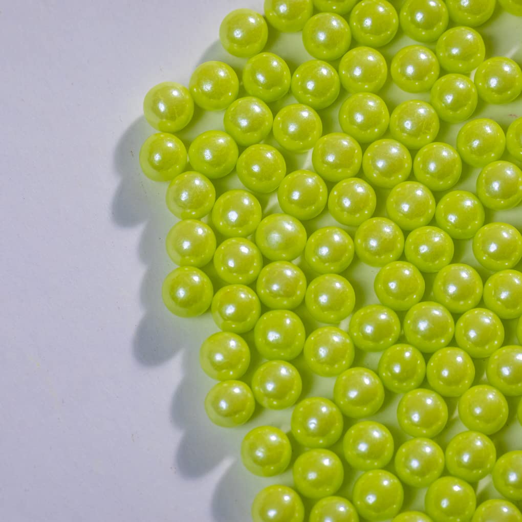 Light Green Sprinkles Edible Pearls,Cake Sprinkles 130G 4.6Oz,Cookie Sprinkles,Sugar Pearl, Edible Candy Pearls For Cake Cupcake Decorationg (7Mm-Lightgreen)