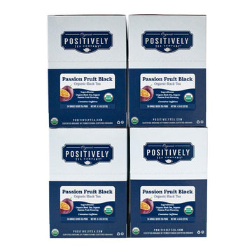 Organic Positively Tea Company, Passion Fruit Black Tea, K-Cup Compatible, 96 Pods