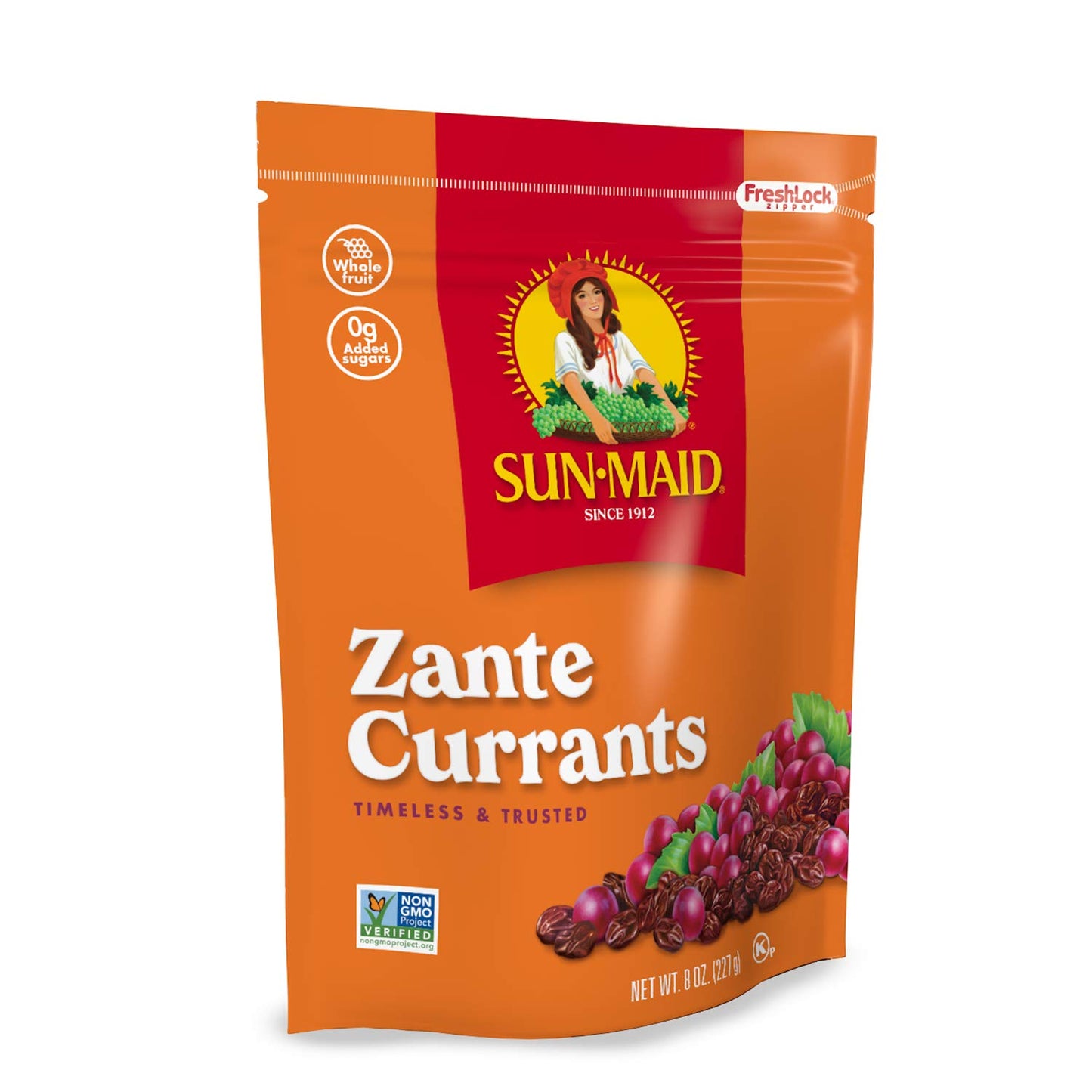 Sun-Maid California Zante Currants Snack Bags Whole Natural Dried Fruit No Artificial Flavors Non-GMO Vegan And Vegetarian Frien