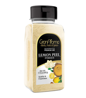 Granaroma Lemon Peel Powder, Tart & Flavorful, Pure Powder (11.5 Ounce)